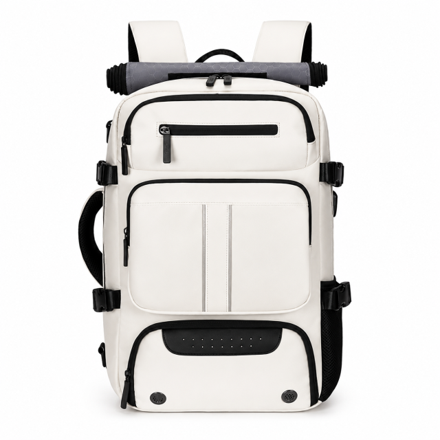 Large Capacity Business Laptop Backpack With Multi Compartment Storage