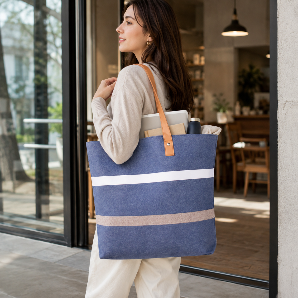 Large Capacity Oxford Cloth Insulated Tote Bag