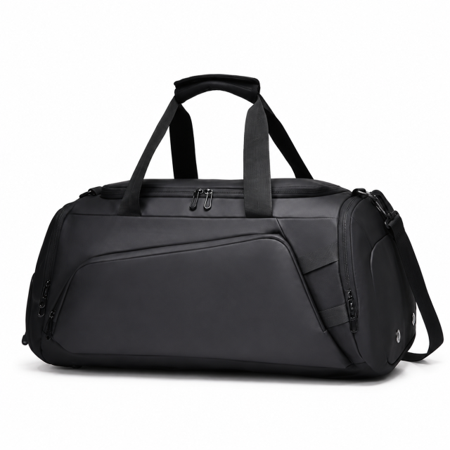 Large Capacity Waterproof Gym Duffel Bag With Shoulder Strap