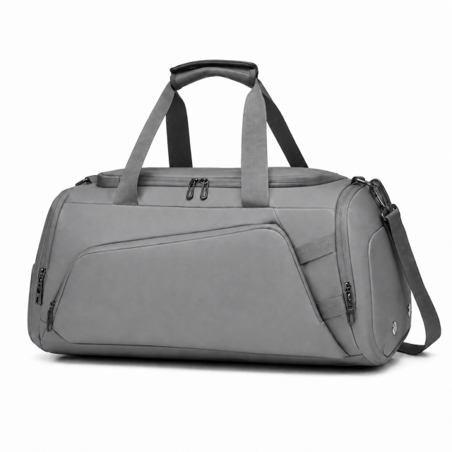 Large Capacity Waterproof Gym Duffel Bag With Shoulder Strap