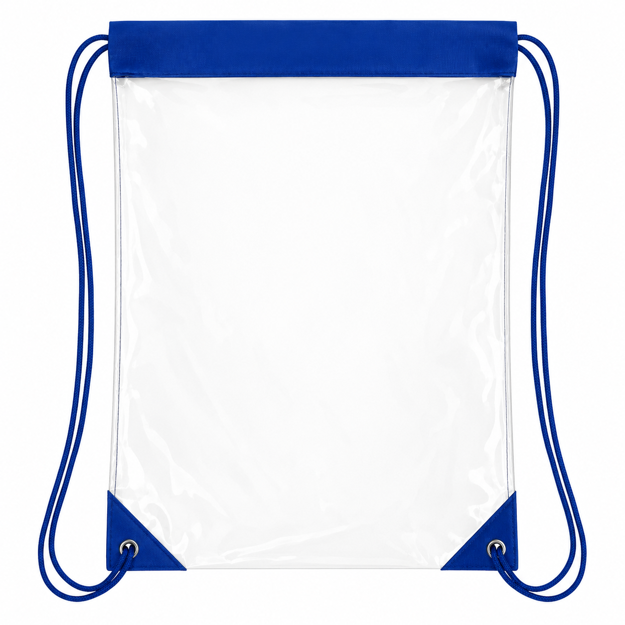 Large Clear PVC Stadium Drawstring Backpack