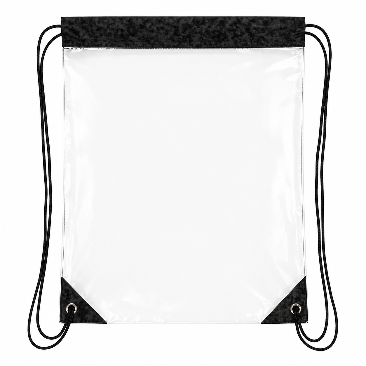 Large Clear PVC Stadium Drawstring Backpack
