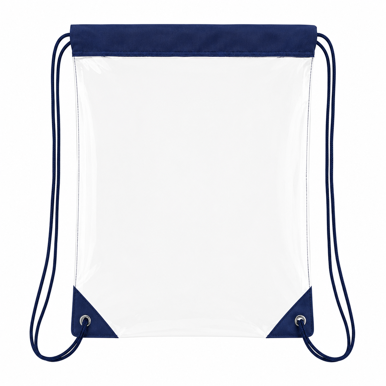 Large Clear PVC Stadium Drawstring Backpack