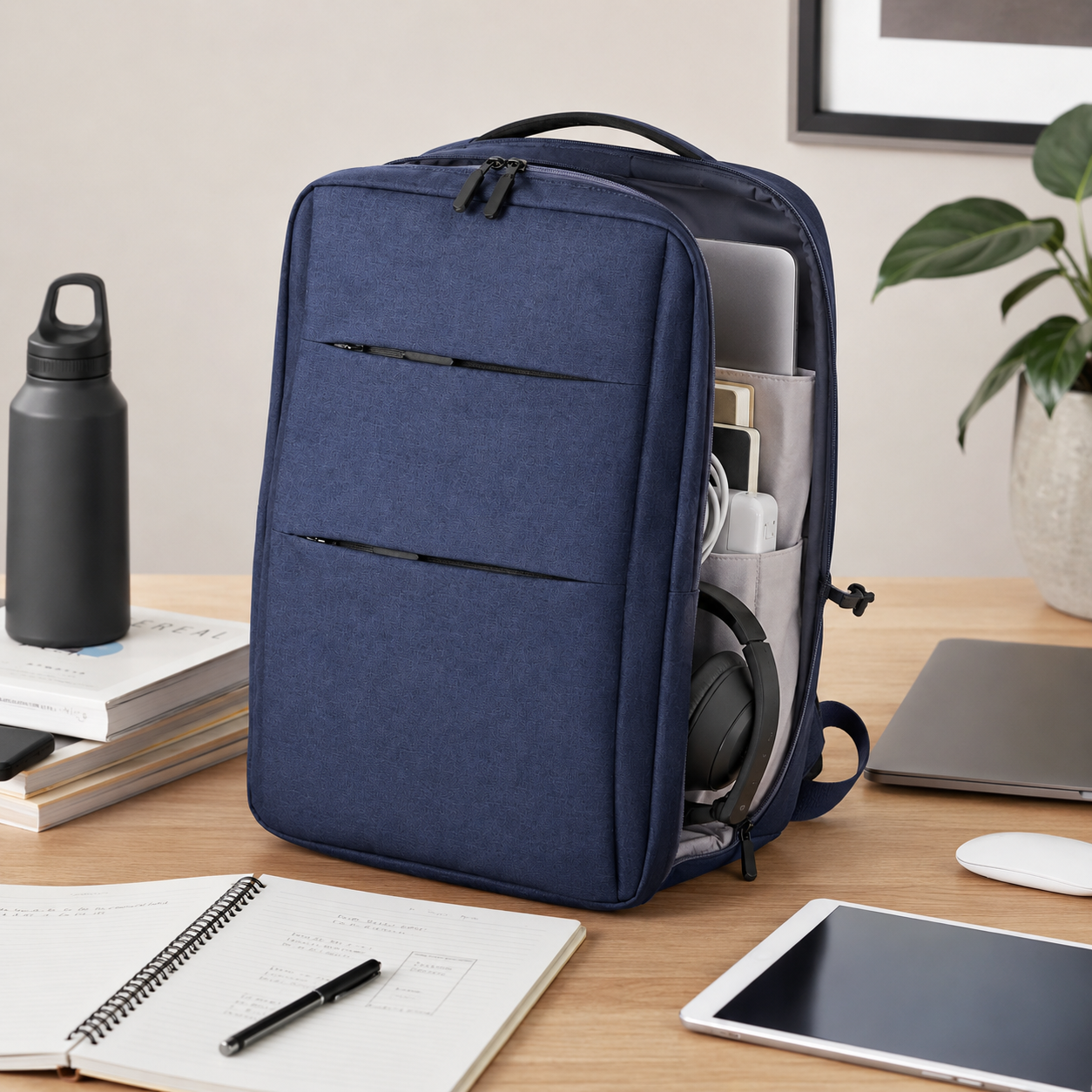 Large Waterproof Laptop Travel Backpack