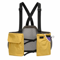 Lightweight Mesh Chest Rig Pack With Detachable Pouches