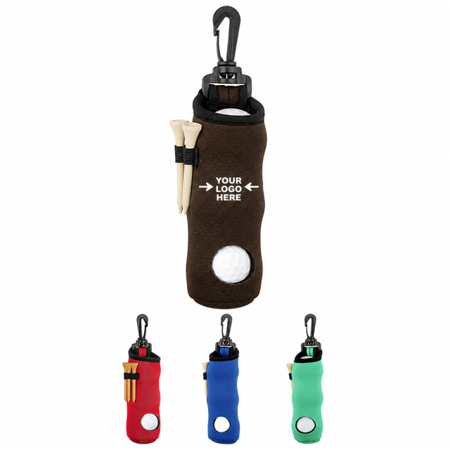 Lightweight Neoprene Golf Waist Pouch With Clip Attachment