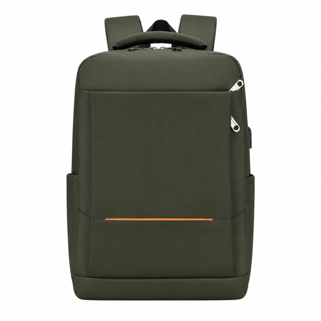 Men's Business Travel Backpack With USB Charging Interface And Laptop Storage