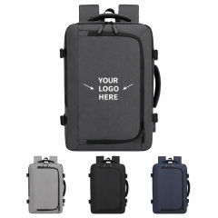 Men's Business Travel Backpack With USB Charging Port And Laptop Compartment