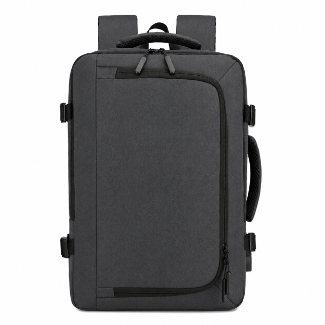 Men's Business Travel Backpack With USB Charging Port And Laptop Compartment