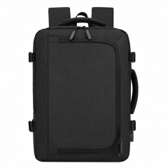 Men's Business Travel Backpack With USB Charging Port And Laptop Compartment