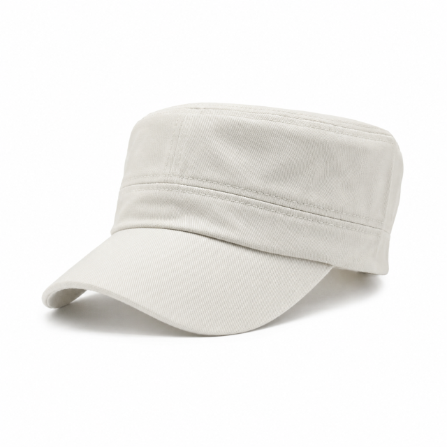 Military Style Adjustable Cadet Cap Hat