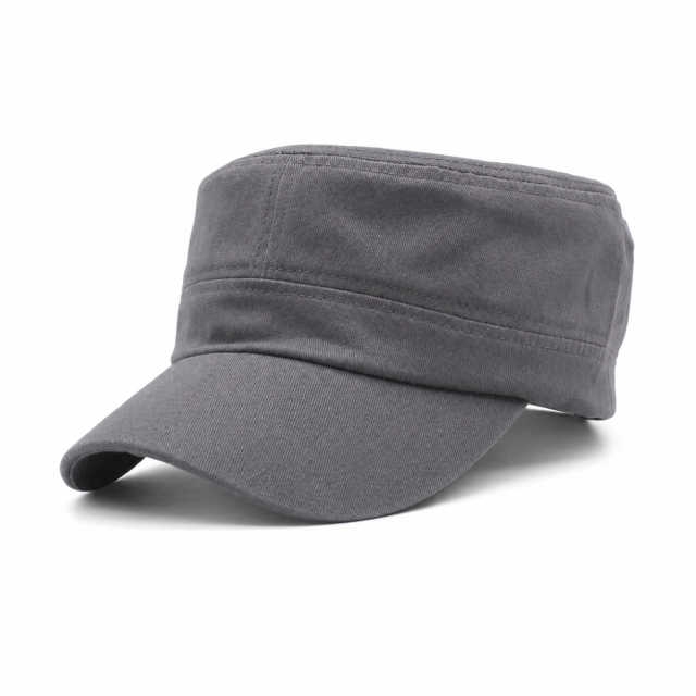 Military Style Adjustable Cadet Cap Hat