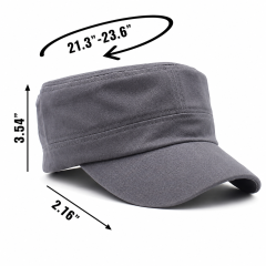 Military Style Adjustable Cadet Cap Hat