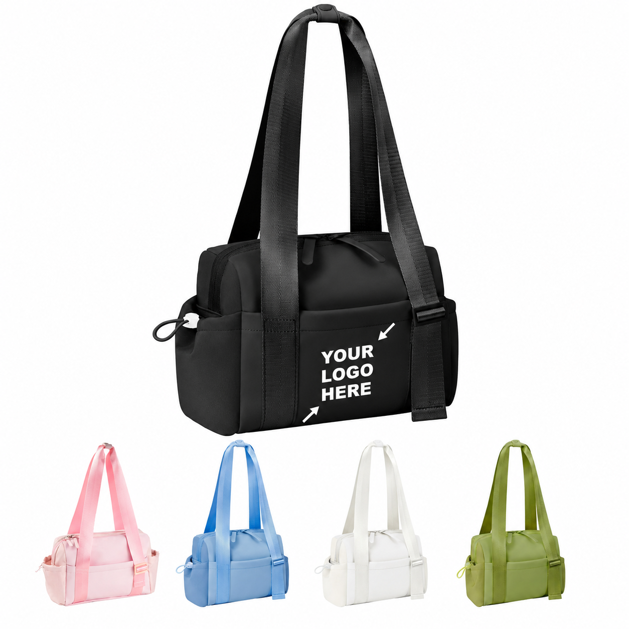 Mini Waterproof PU Gym Shoulder Bag