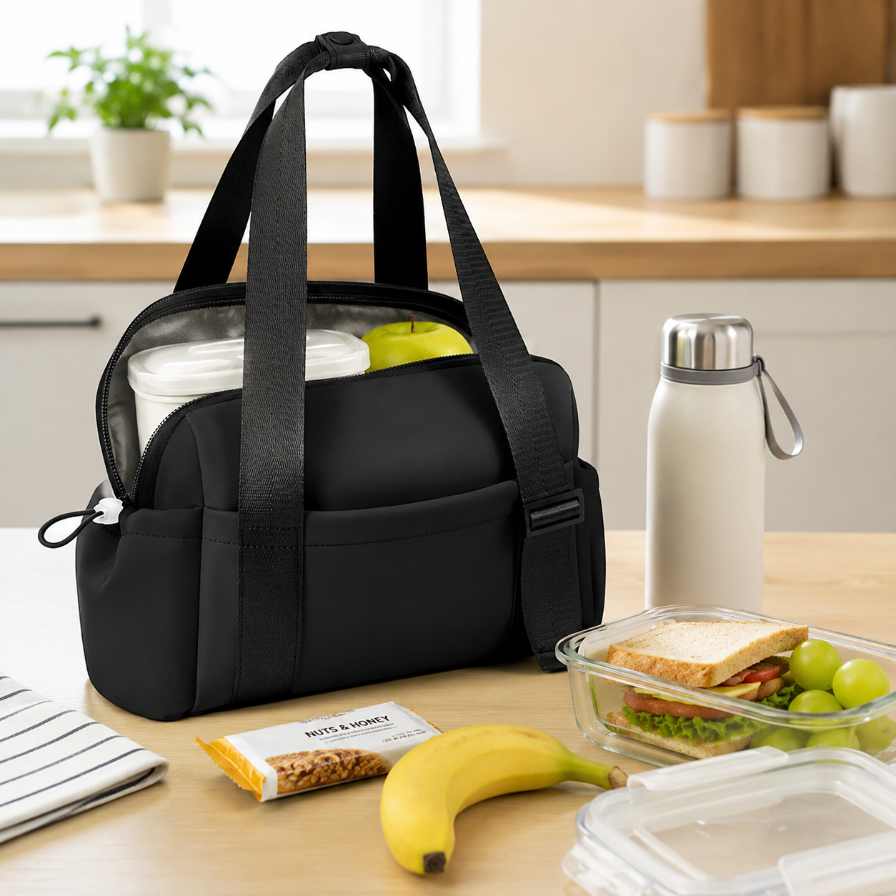 Mini Waterproof PU Gym Shoulder Bag