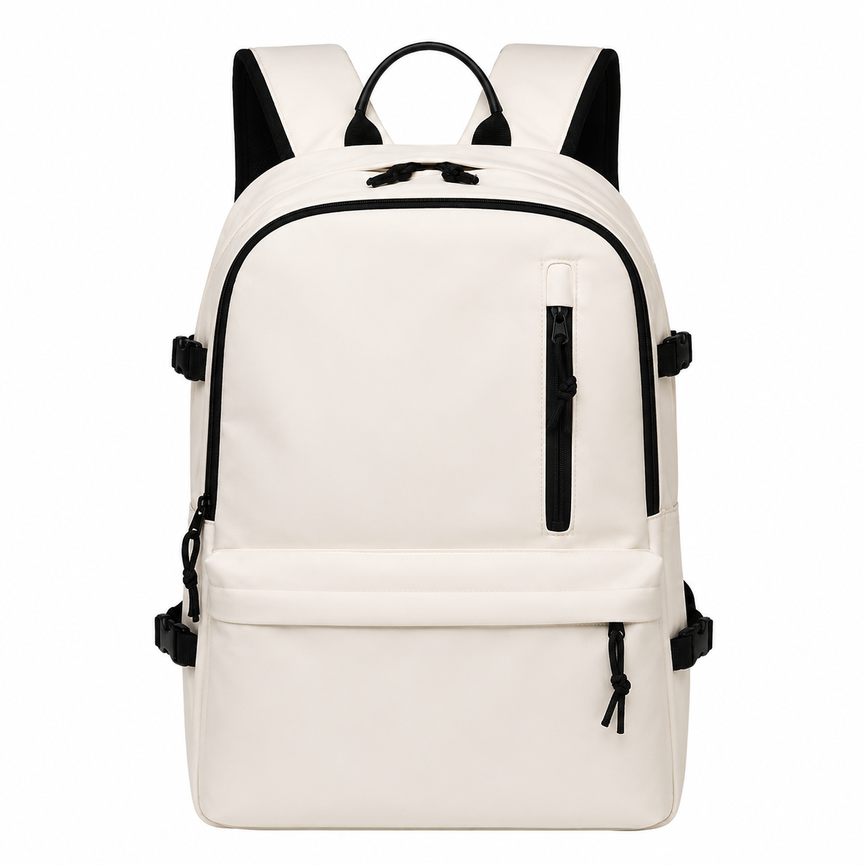 Multi Functional Laptop Backpack With Front Zip Pockets
