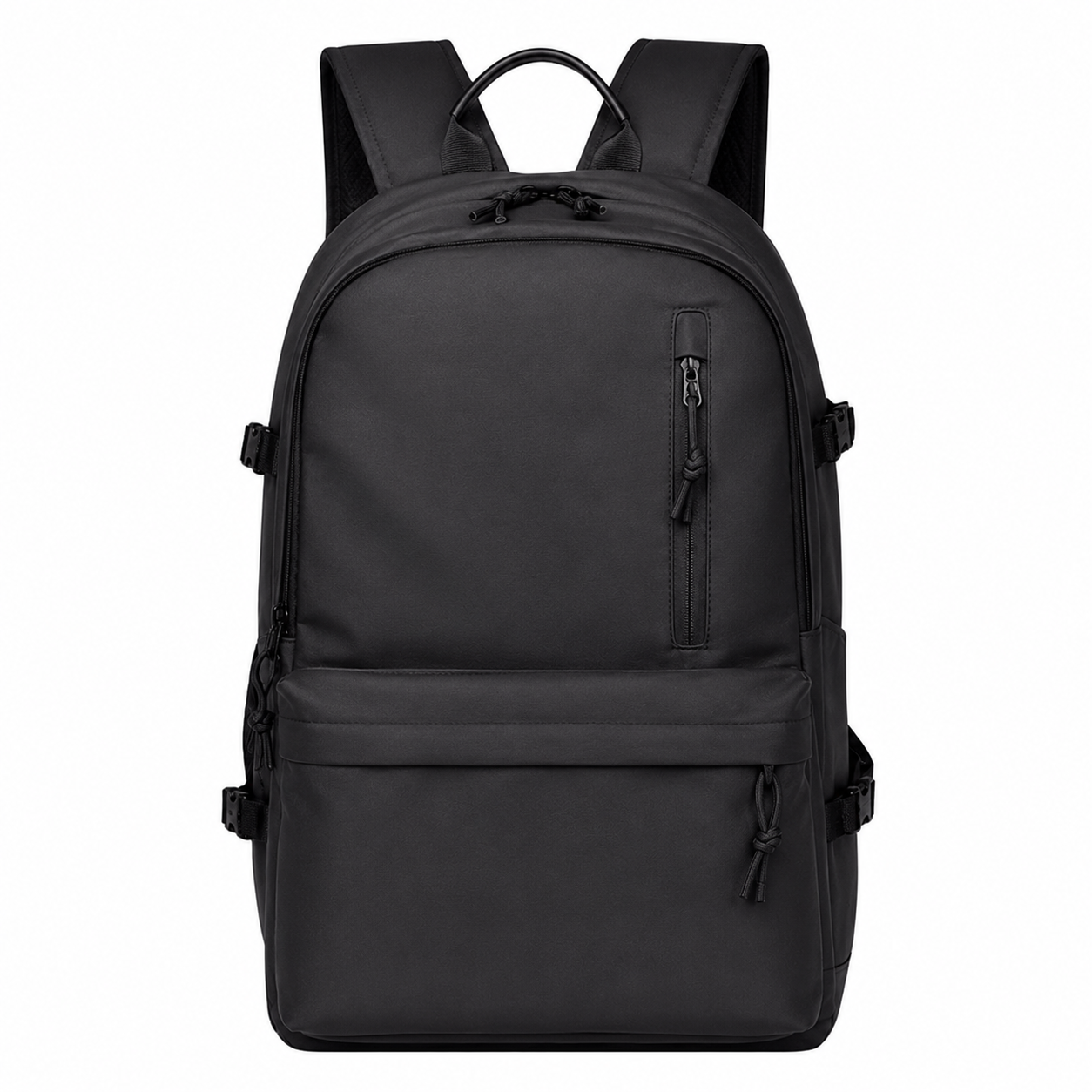 Multi Functional Laptop Backpack With Front Zip Pockets