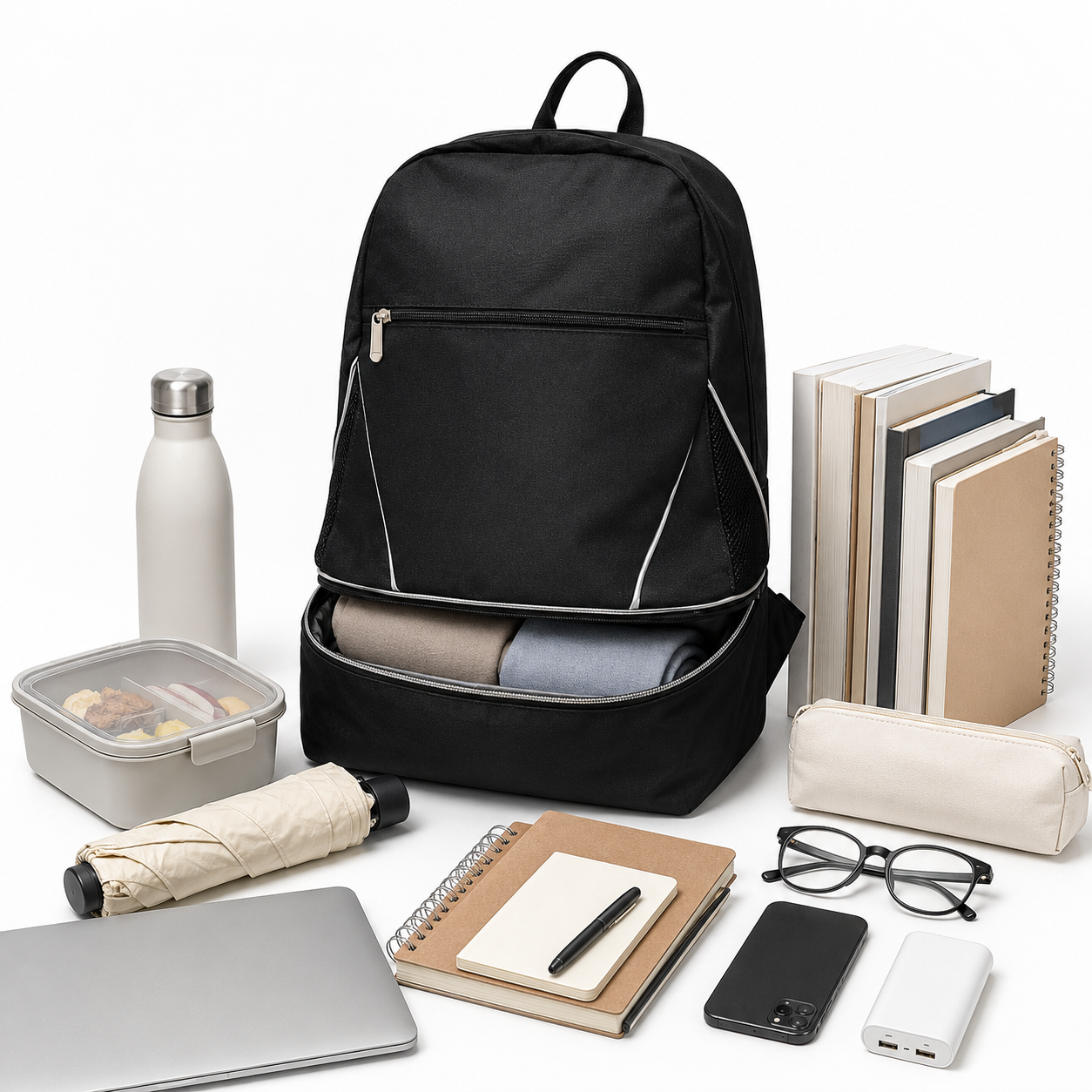 Multi Purpose Fitness Shoe Bag With Adjustable Backpack Straps