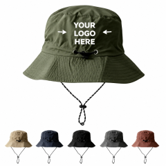 Multifunctional Waterproof Foldable Fisherman Bucket Hat with Storage Bag