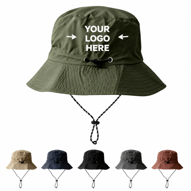 Multifunctional Waterproof Foldable Fisherman Bucket Hat with Storage Bag