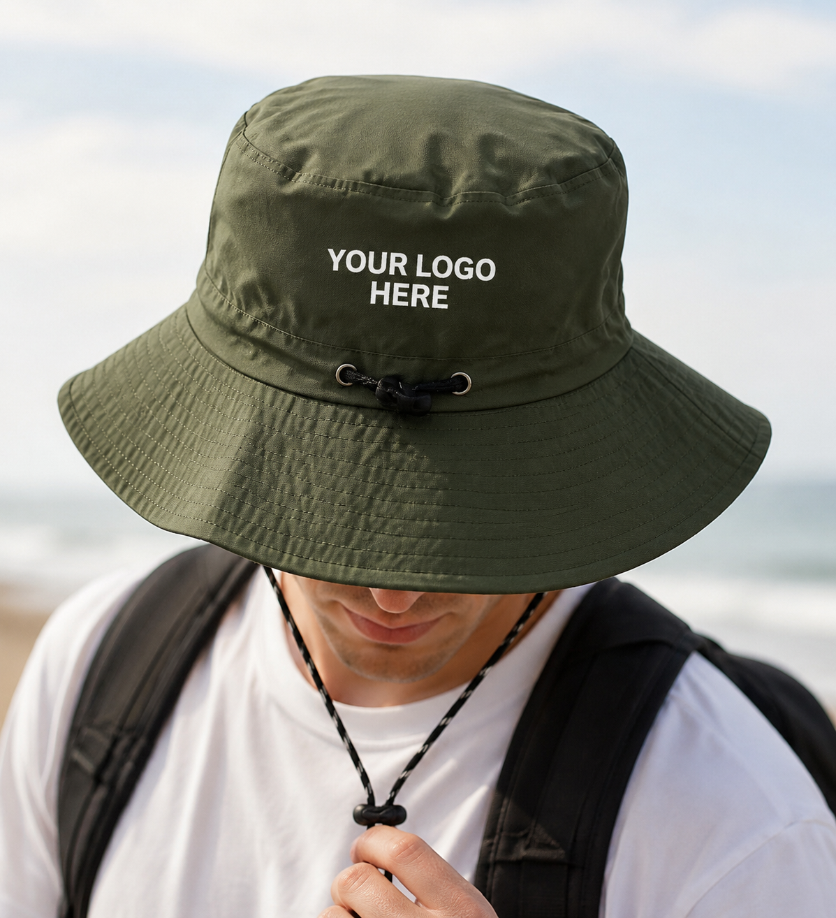 Multifunctional Waterproof Foldable Fisherman Bucket Hat with Storage Bag