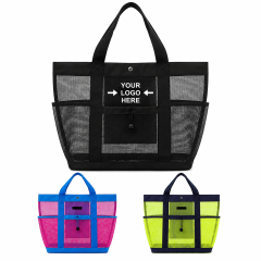Oversized Breathable Mesh Beach Tote Bag