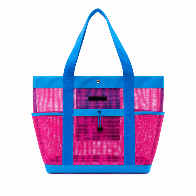 Oversized Breathable Mesh Beach Tote Bag