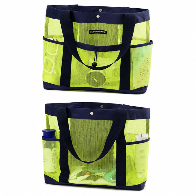 Oversized Breathable Mesh Beach Tote Bag