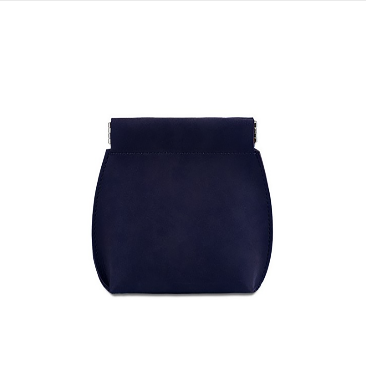 PU Leather Spring Closure Storage Pouch