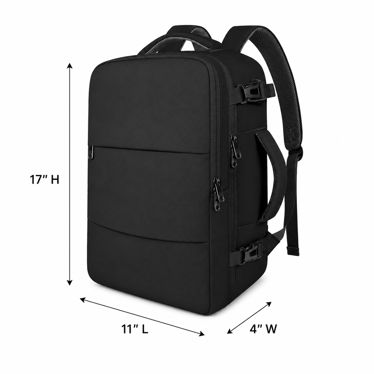 Pink Waterproof Travel Backpack With Lightweight Storage Design