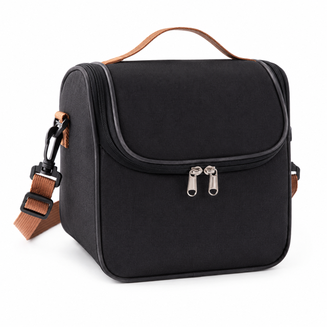 Portable Insulated Crossbody Lunch Bag