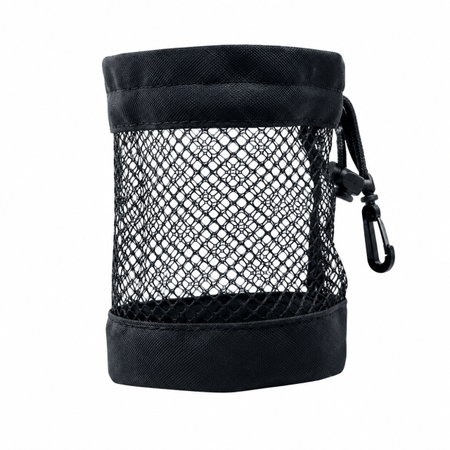 Portable Mesh Golf Bag Organizer With Lightweight Storage Design