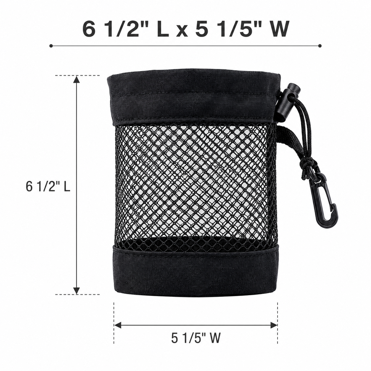 Portable Mesh Golf Bag Organizer With Lightweight Storage Design