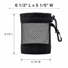 Portable Mesh Golf Bag Organizer With Lightweight Storage Design