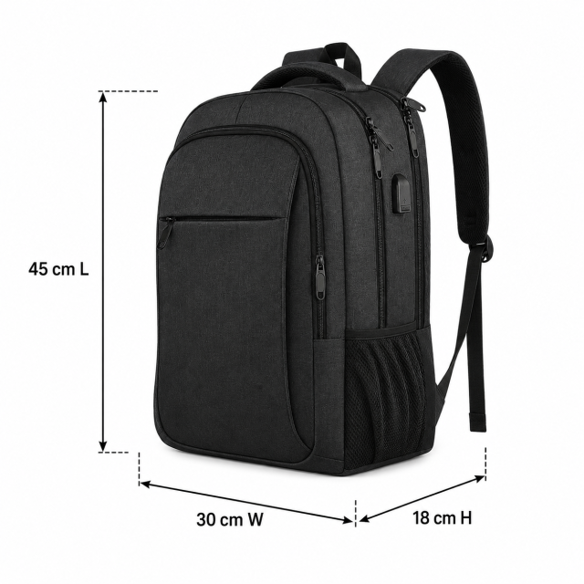 Premium Business Travel Backpack With Large Capacity Storage