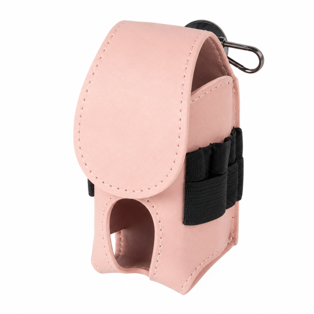 Premium Leather Golf Valuables Pouch With Belt Clip And Magnetic Closure
