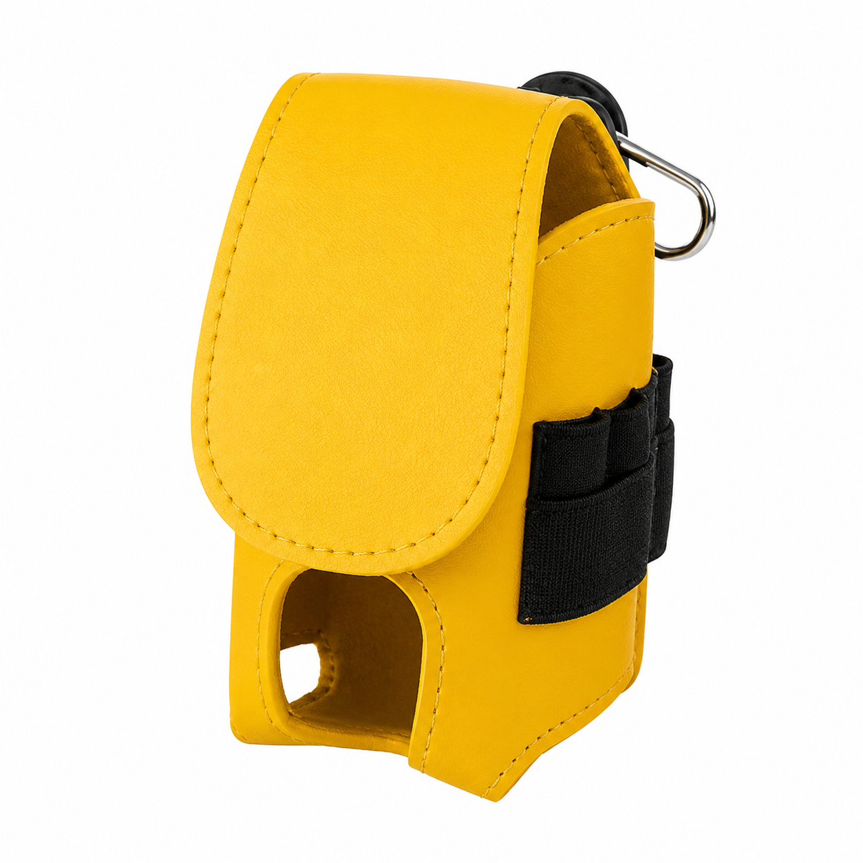 Premium Leather Golf Valuables Pouch With Belt Clip And Magnetic Closure