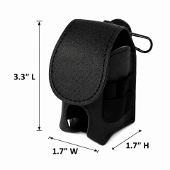 Premium Leather Golf Valuables Pouch With Belt Clip And Magnetic Closure