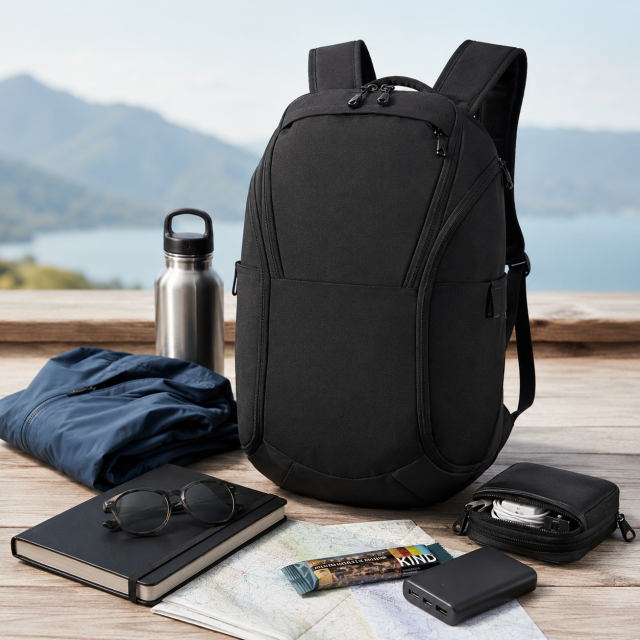 Premium Oxford Basketball Backpack With Ball Compartment