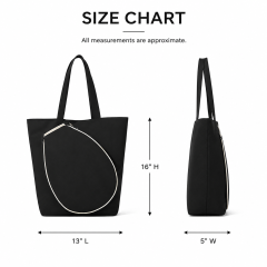 Retro Three Color Waterproof Sports Handbag With Racket Compartment