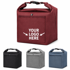 Roll Top Oxford Insulated Lunch Bag