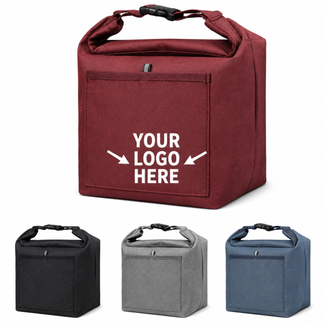 Roll Top Oxford Insulated Lunch Bag