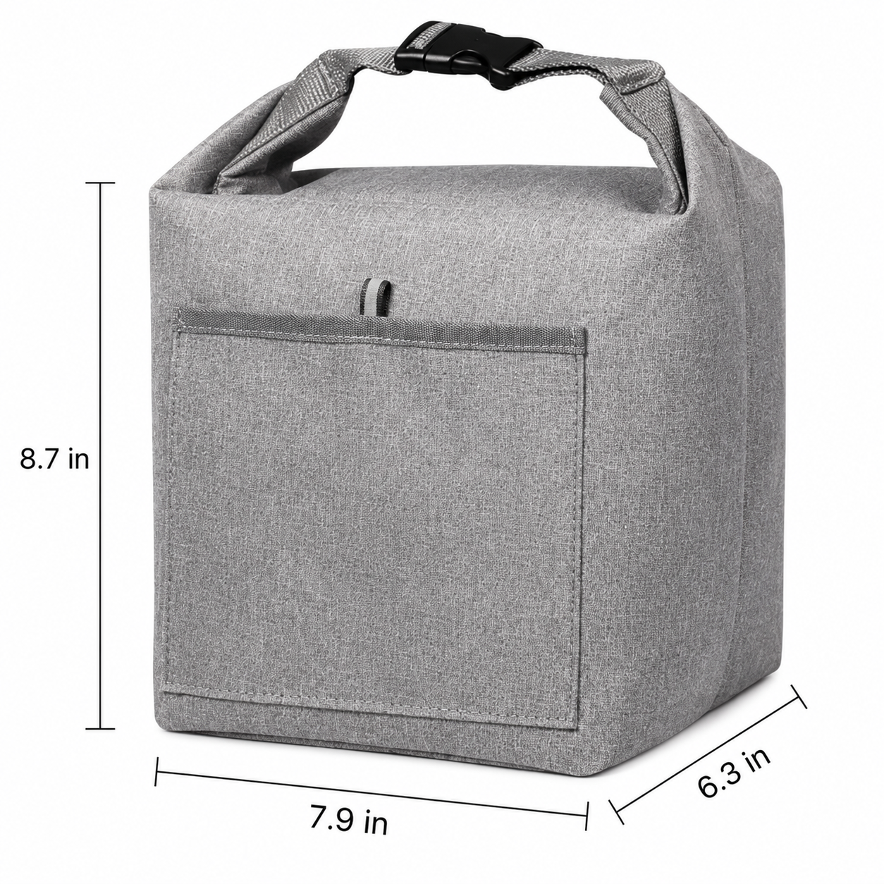 Roll Top Oxford Insulated Lunch Bag