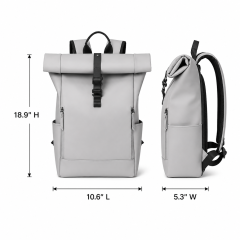 Roll Top Waterproof Laptop Backpack