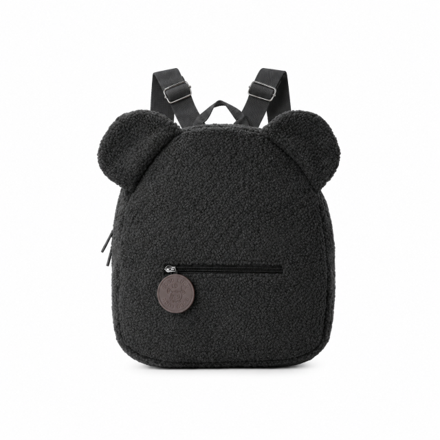 Sherpa Bear Plush Kids Backpack