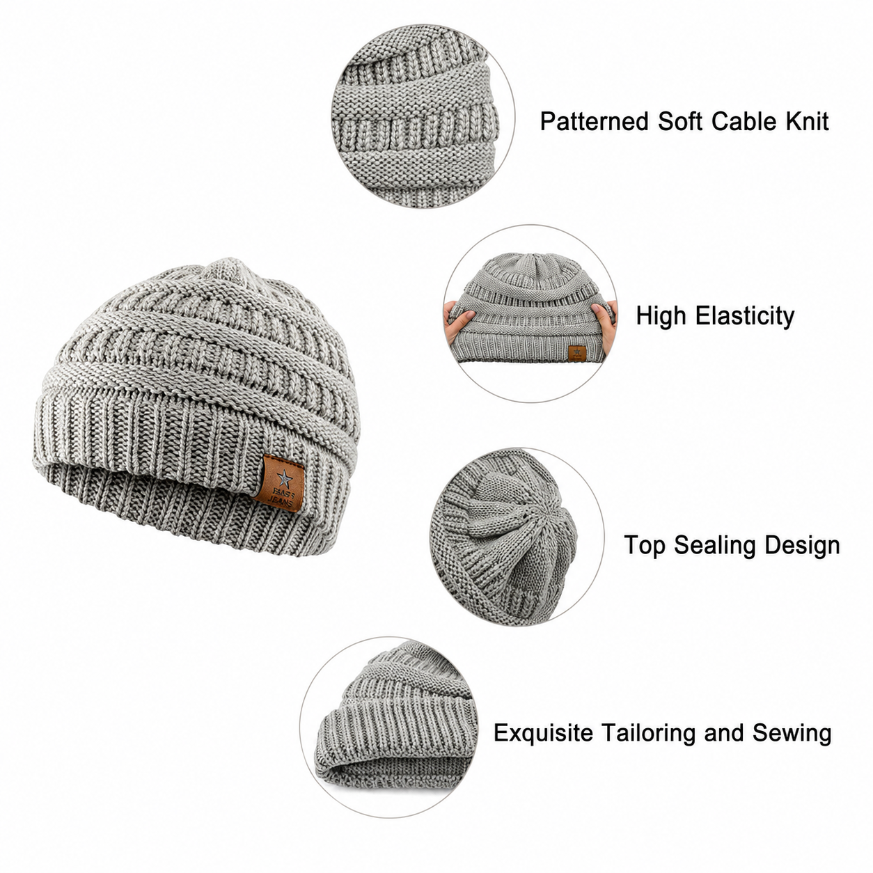 Soft Knitted Baby Winter Cap