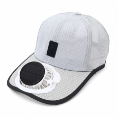 Solar Fan Straw Baseball Cap
