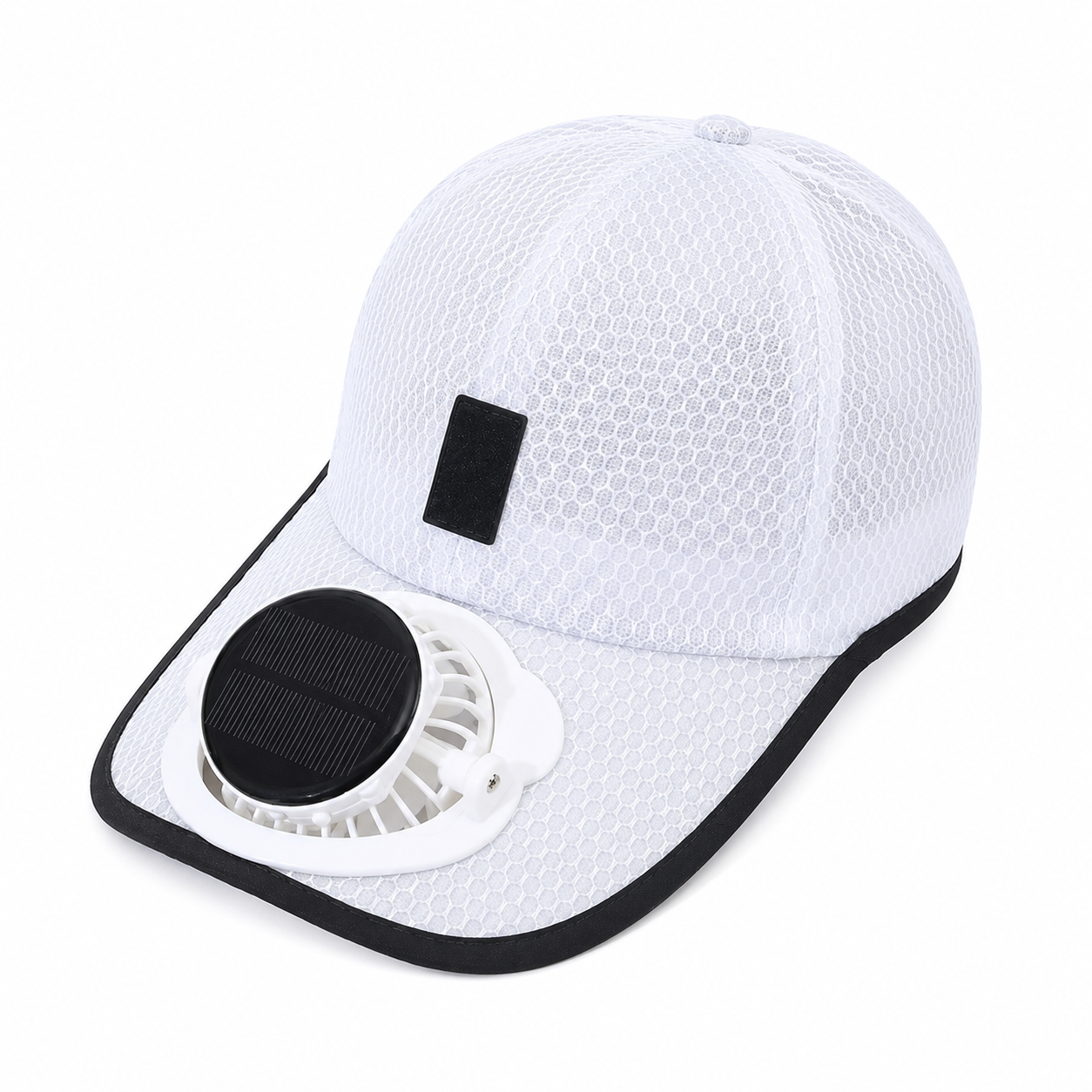 Solar Fan Straw Baseball Cap