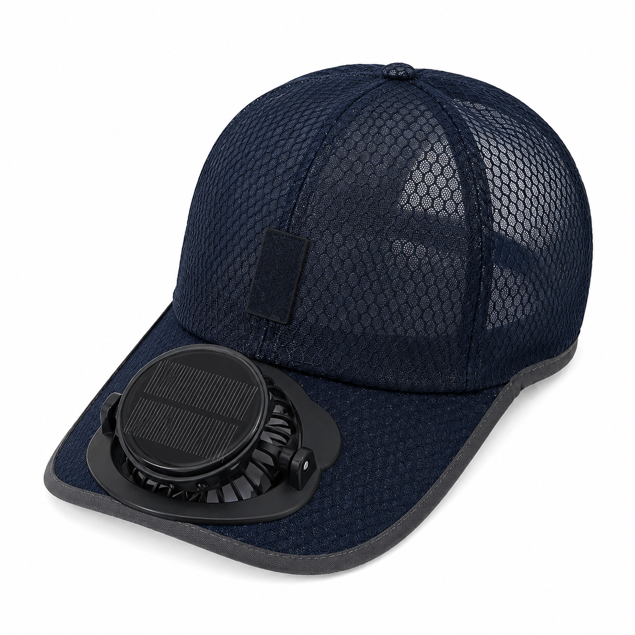Solar Fan Straw Baseball Cap