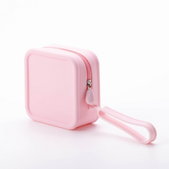 Square Silicone Travel Storage Pouch